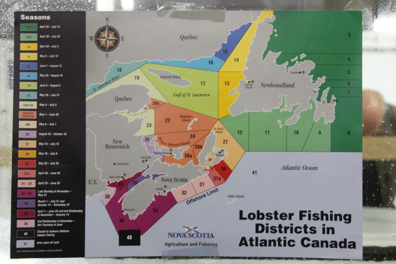 002_0983_Lobsterkarte Nova Scotia